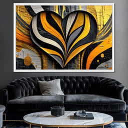 Golden Heartbeat Essence - NicheCanvas