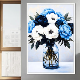 Floral Symphony in Glass - NicheCanvas
