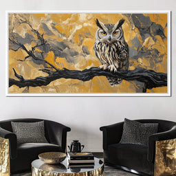 Majestic Owl Essence of Autumn - NicheCanvas