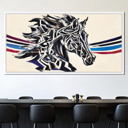 Gallop of Strokes - Alicia Smith - NicheCanvas