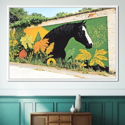 Street Art - Equestrian Elegance - NicheCanvas