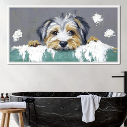 Puppy Yorkshire  Dreams - NicheCanvas