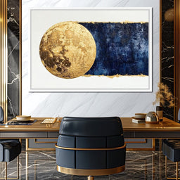 Golden Lunar Night - NicheCanvas