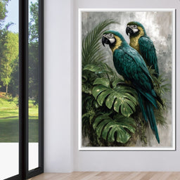 Emerald Jungle Guardians - NicheCanvas