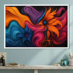 Colorstorm Swirls - TooplesArt - NicheCanvas