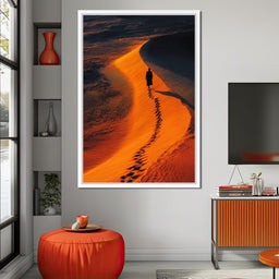 Solitude On Burning Sands - NicheCanvas