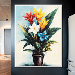 Tropical Bloom Flowers - NicheCanvas