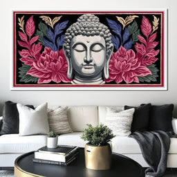 Buddha Blossom Tranquil Aura - NicheCanvas