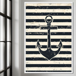 Nautical Stripes Voyage - NicheCanvas