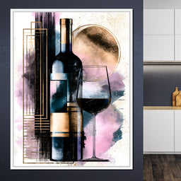 Still Life With Gold And Grape - NicheCanvas