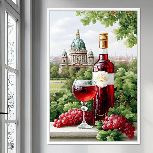 Vineyard Elegance by the Dome Canvas Print