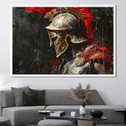 Hellenic Guardian in Twilight - NicheCanvas