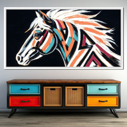 Prismatic Stallion Spirit - NicheCanvas