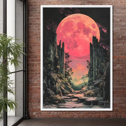 Moonlit Pathway Reverie - NicheCanvas