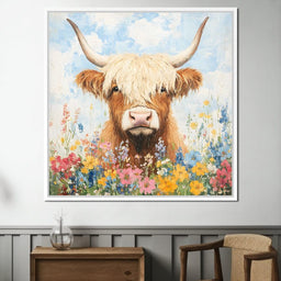 Highland Bloom Encounter - NicheCanvas