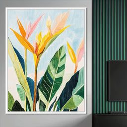 Tropical Flora Dance - NicheCanvas