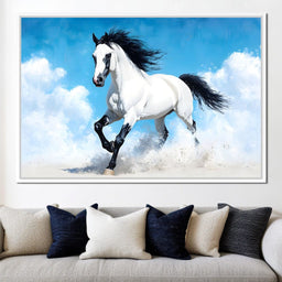 Gallop Through the Clouds - NicheCanvas