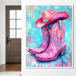 Radiant Cowgirl Boots Hat - NicheCanvas