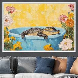 Gator Bath Oasis - NicheCanvas