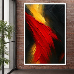 Fiery Fusion of Passion - NicheCanvas