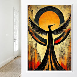 Radiant Wings of Dawn - NicheCanvas