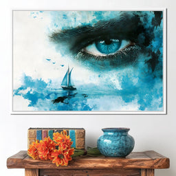 Wanderer's Oceanic Vision - NicheCanvas