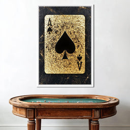 Golden Throne of Spades - NicheCanvas
