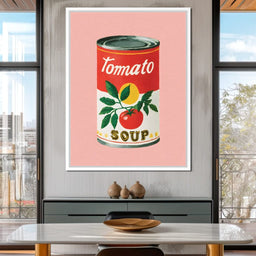 Vintage Tomato Soup Pop Icon - NicheCanvas