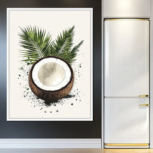 Tropical Coconut Canvas Print