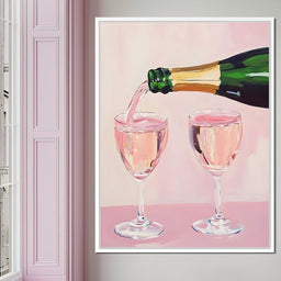 I Only Drink Champagne - NicheCanvas