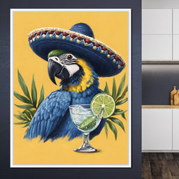 Parrot Margarita Fiesta Tropical - NicheCanvas