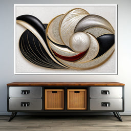 The Jewelled Snail Of Ivory Deco - TooplesArt - NicheCanvas