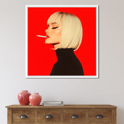 Enjoy a Unfiltered Cigarette - NicheCanvas