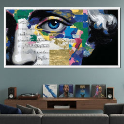 Blue Eye Music Mosaic - NicheCanvas