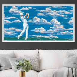 Swinging Through Dream Clouds - NicheCanvas