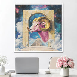 Celestial Gateway Ram - NicheCanvas