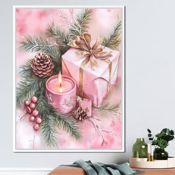Festive Pine Gift Candle Radiance - NicheCanvas