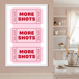 Triple Pink Ticket Cheers - NicheCanvas