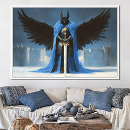 Guardian of the Midnight Realm - NicheCanvas