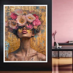 Golden Petals Hair - NicheCanvas