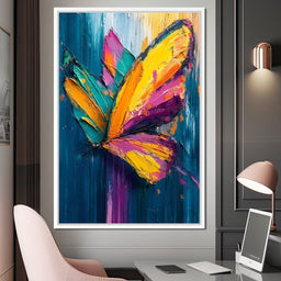 Vibrant Wings of Fantasy - NicheCanvas