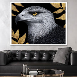 Majestic Sentinel Golden Leaves - NicheCanvas