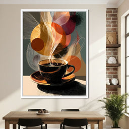 Morning Brew Abstract Fusion - NicheCanvas