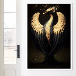 Golden Avian Majesty - NicheCanvas