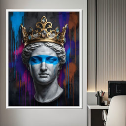 Crowned in Neon - NicheCanvas