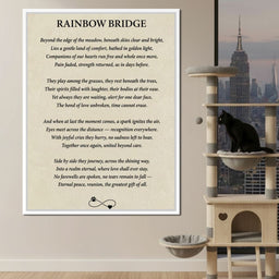 Rainbow Bridge Poem - NicheCanvas