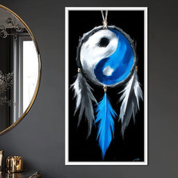 Yin Yang Dreamcatcher Balance - NicheCanvas