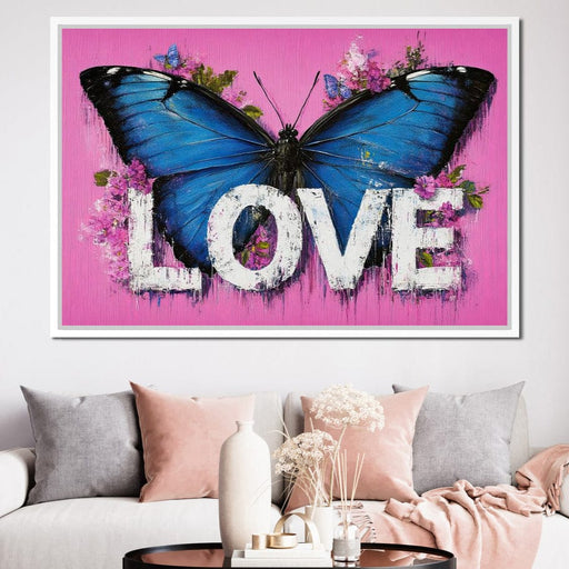 Butterfly Love Canvas Print