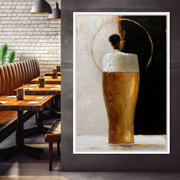 Golden Beer Against the Divide - NicheCanvas