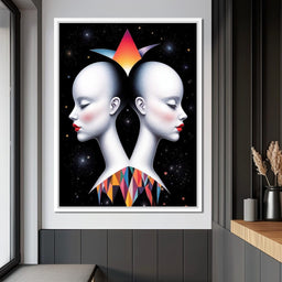 The Silent Gemini - TooplesArt - NicheCanvas